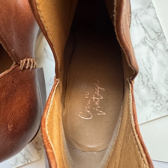 Crown Vintage Firiat Bootie size 9 Color Cognac NWOT - Picture 4 of 12
